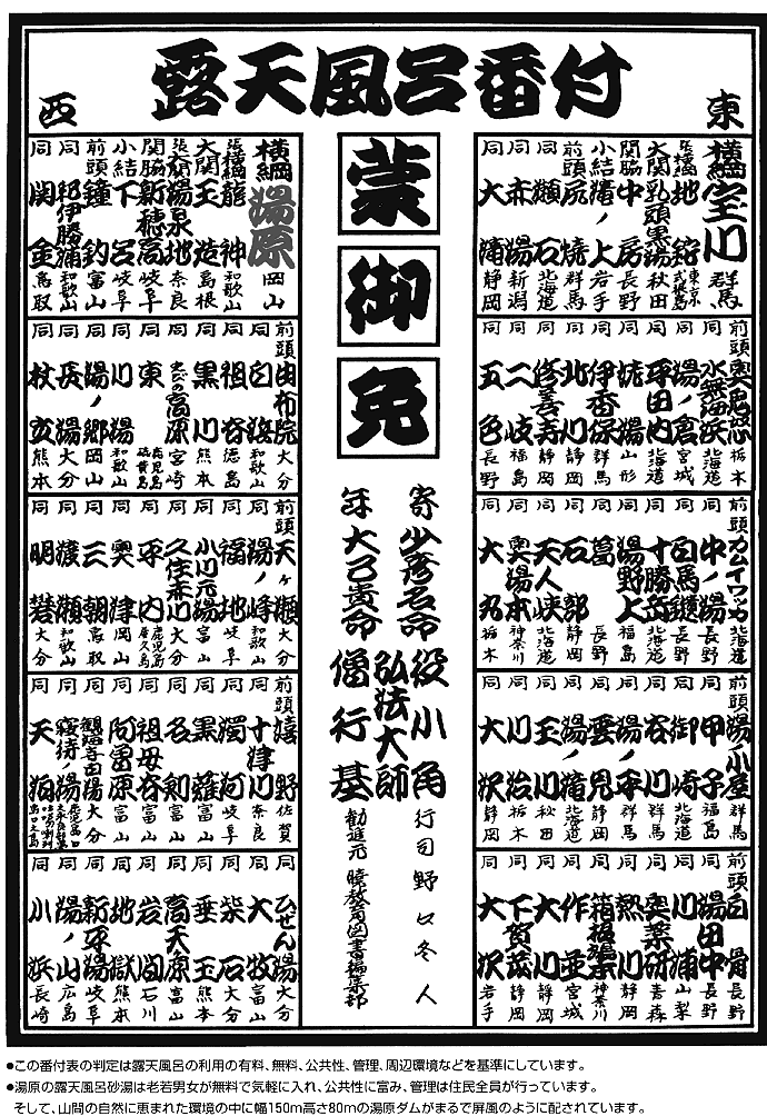 湯原温泉　温泉分析書