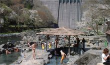 露天風呂 砂湯 の湯浴み指南