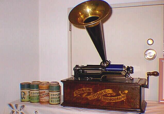 エジソン蝋管式蓄音機